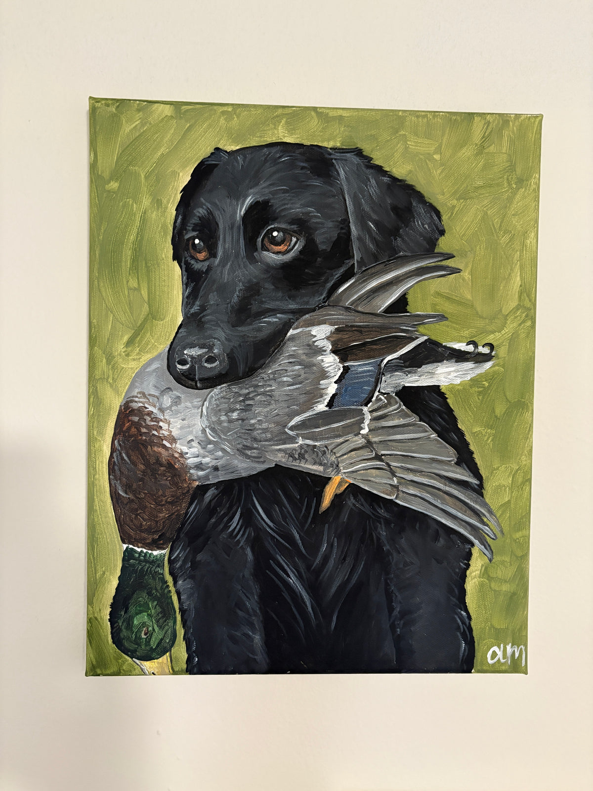 11x14 Black Lab