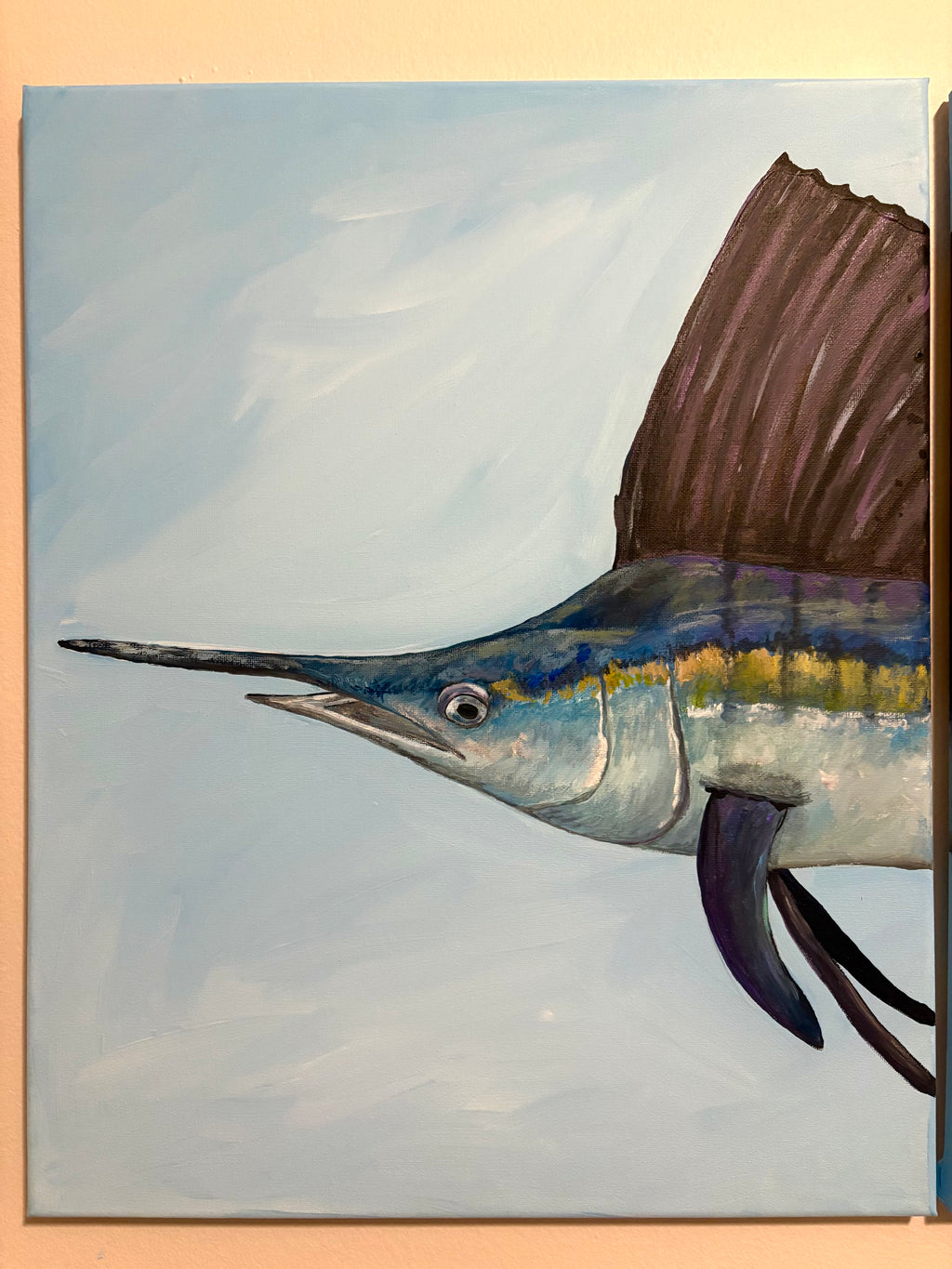 Sailfish on Canvas