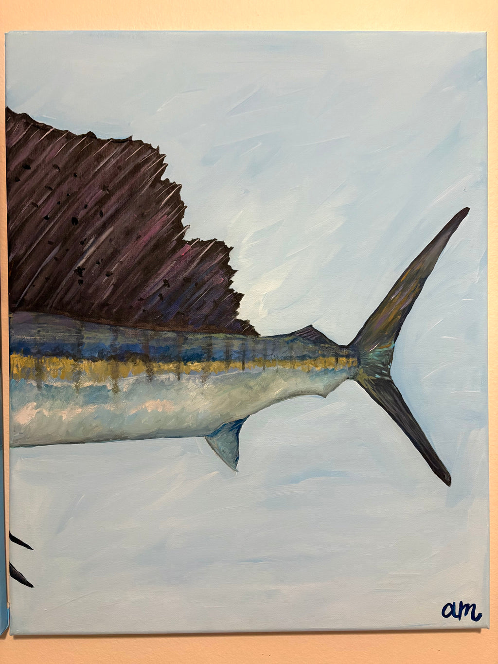 Sailfish on Canvas
