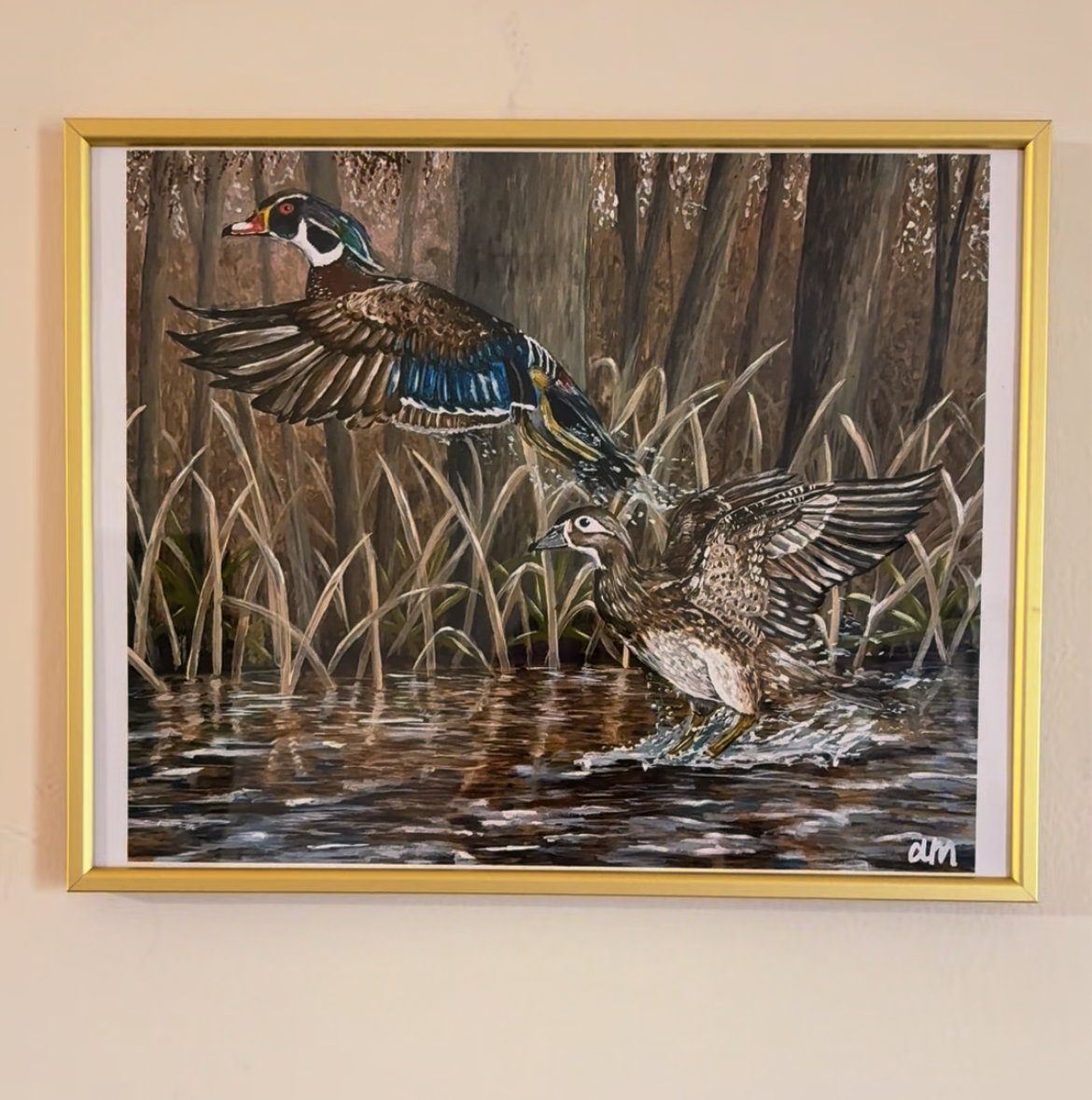 11x14 Wooduck Print