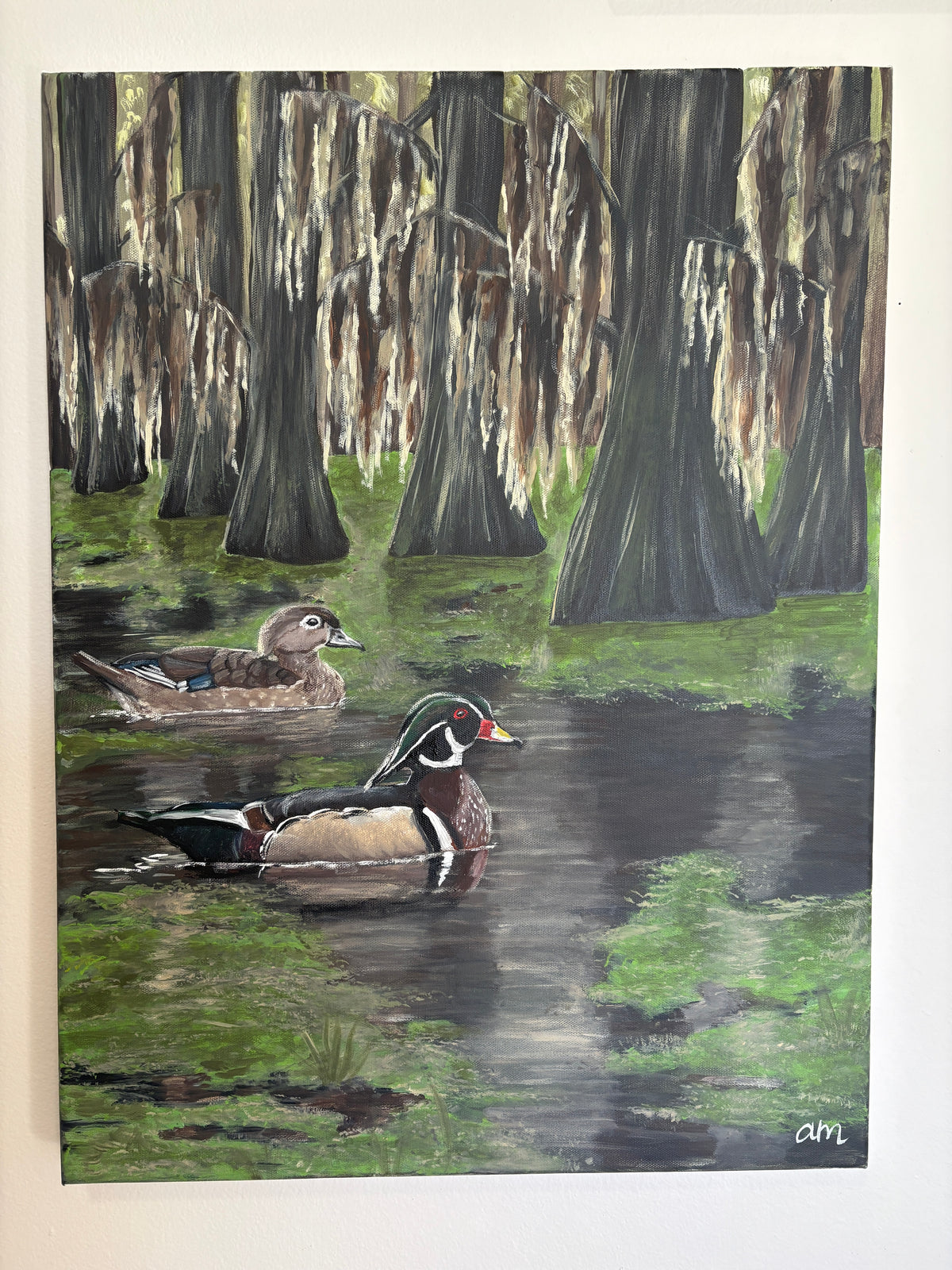 18x24 Wood Ducks